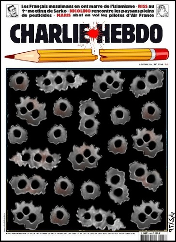 Cartoon: Charlie Hebdo (medium) by Babak Massoumi tagged hebdo,chalie