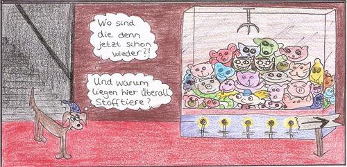 Cartoon: Inspector Snoozl - Geisterhotel (medium) by Jakobine tagged hotel,king,stephen,shining,inspector