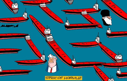 Cartoon: Ceasefire deal (medium) by Amorim tagged iran,trump,straitofhormuz,iran,trump,straitofhormuz