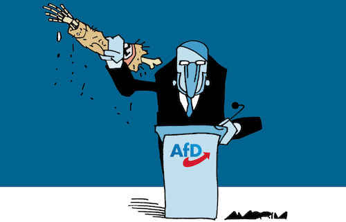 Cartoon: Corpses (medium) by Amorim tagged germany,afd,nazism,germany,afd,nazism