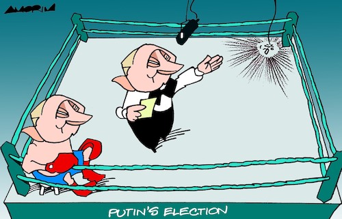 Cartoon: Opponents (medium) by Amorim tagged putin,russia,russian,election,putin,russia,russian,election