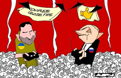 Peace talks with drones