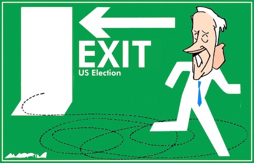 Cartoon: Signs (medium) by Amorim tagged joe,biden,trump,us,election,joe,biden,trump,us,election