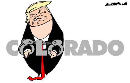 Cartoon: US Elections 2024 (medium) by Amorim tagged us,elections,2024,colorado,trump,us,elections,2024,colorado,trump