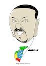 Cartoon: Abiy Ahmed Ali (small) by Amorim tagged ethiopia,nobel,prize,peace,abiy,ahmed,ali
