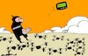 Cartoon: Drones in the pocket (small) by Amorim tagged israel,mossad,hezbollah