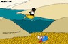 Cartoon: Drought (small) by Amorim tagged iran,trump,straitofhormuz
