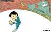 Cartoon: Godzillas (small) by Amorim tagged japan,sanaetakaichi,inflation