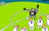 Cartoon: Opponents in the Cup (small) by Amorim tagged trump,ice,fifaworldcup2026