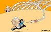 Cartoon: Persona non grata (small) by Amorim tagged netanyahu,antonio,guterrez,united,nations