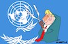 Cartoon: Pruning (small) by Amorim tagged boardofpeace,trump,un