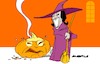 Cartoon: Scary movie (small) by Amorim tagged halloween,donald,trump,kamala,harris