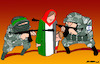 Cartoon: Shields (small) by Amorim tagged israel,gaza,palestine,hamas