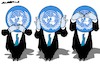 Cartoon: Three monkeys (small) by Amorim tagged united,nations,ukraine,gaza,lebanon