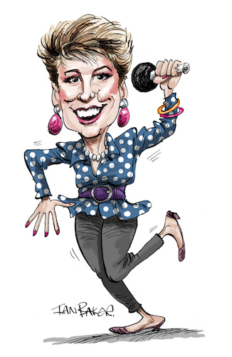 Cartoon: Hazell Dean (medium) by Ian Baker tagged hazell,dean,pop,singer,musician,songs,music,80s,whatever,do,searchin,whos,leaving,who,hinrg,dance,stock,aitken,waterman,british,ian,baker,cartoon,caricature,illustration,parody,humour,singing