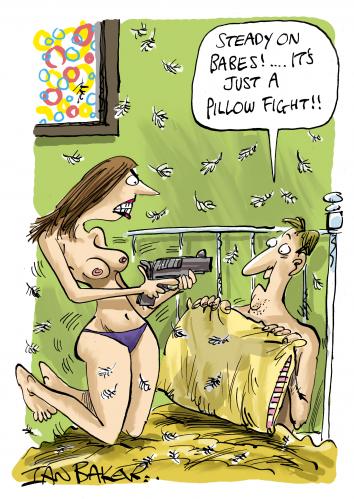 Cartoon: Penthouse USA (medium) by Ian Baker tagged couples,fight