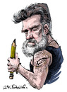 Cartoon: Lucido (small) by Ian Baker tagged lucido lucido5 lucian romania cartoonist caricatures pencil tattoo toonpool