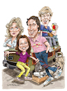Cartoon: National Lampoons Vacation (small) by Ian Baker tagged national,lampoon,vacation,griswold,clarke,ellen,rusty,audrey,family,truckster,walley,world,marty,moose,holiday,comedy,film,chevy,chase,dana,barron,beverly,dangelo,dog,pet,car,ian,baker,cartoon,caricature,illustration,spoof,parody,satire,anthony,michael,hall
