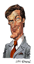 Cartoon: Roger Moore (small) by Ian Baker tagged 007 james bond roger moore caricature spies spy film movie seventies