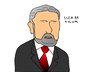 Cartoon: Lula (small) by gustavomchagas tagged president,presidente,luiz,inacio,lula,da,silva,brasil,brazil