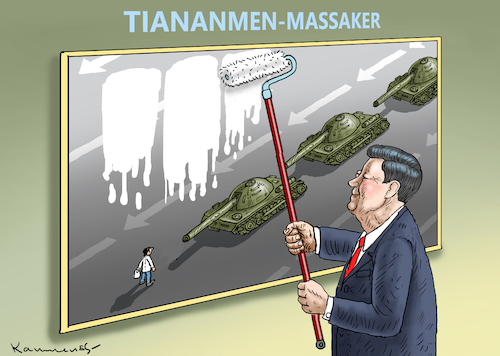 Cartoon: 30 JAHRESTAG VON TIANANMEN (medium) by marian kamensky tagged brexit,theresa,may,england,eu,schottland,weicher,wahlen,boris,johnson,nigel,farage,ostern,seidenstrasse,xi,jinping,referendum,trump,monsanto,bayer,glyphosa,strafzölle,brexit,theresa,may,england,eu,schottland,weicher,wahlen,boris,johnson,nigel,farage,ostern,seidenstrasse,xi,jinping,referendum,trump,monsanto,bayer,glyphosa,strafzölle