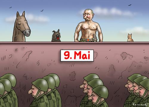 Cartoon: 70 JAHRE KRIEGSENDE (medium) by marian kamensky tagged boris,nemzow,putin,mordanschlag,krenl,ukraine,pressefreiheit,meinungsfreiheit,boris,nemzow,putin,mordanschlag,krenl,ukraine,pressefreiheit,meinungsfreiheit