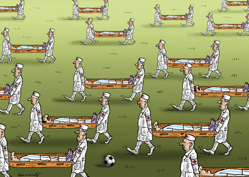 Cartoon: Abtransport der Argentinier (medium) by marian kamensky tagged fifa,wm,brasilien,katar,korruption,fussball,sepp,blatter,papst,franziskus,fifa,wm,brasilien,katar,korruption,fussball,sepp,blatter,papst,franziskus