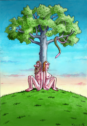 Adam and Eva von marian kamensky Liebe Cartoon TOONPOOL 