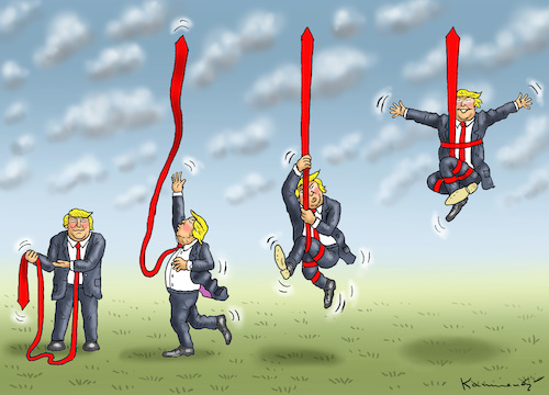 Cartoon: AKROBAT TRUMP (medium) by marian kamensky tagged obama,trump,präsidentenwahlen,usa,baba,vanga,republikaner,inauguration,demokraten,wikileaks,faschismus,obama,trump,präsidentenwahlen,usa,baba,vanga,republikaner,inauguration,demokraten,wikileaks,faschismus