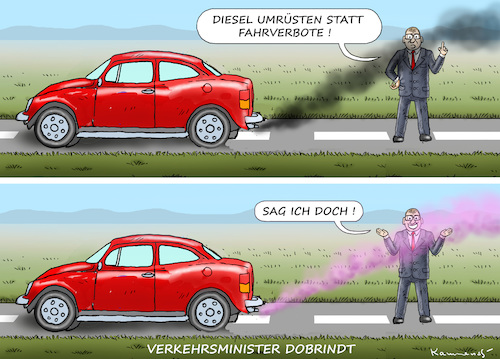 Cartoon: ALEXANDER DOBRINDT (medium) by marian kamensky tagged dieselfahrverbot,abgasskandal,dieselumrüstung,alexander,dobrindt,dieselfahrverbot,abgasskandal,dieselumrüstung,alexander,dobrindt