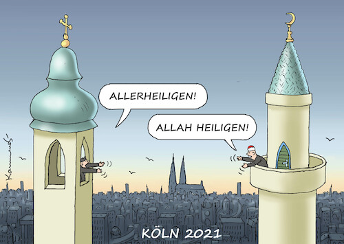 Cartoon: ALLERHEILIGEN (medium) by marian kamensky tagged allerheiligen,allerheiligen