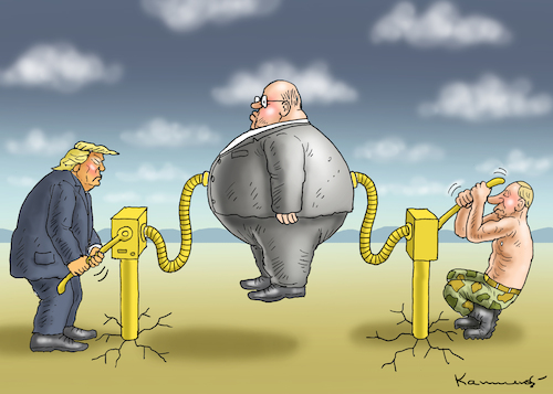 Cartoon: ALTMAIERS WEST UND NORD STREAM (medium) by marian kamensky tagged venezuela,maduro,trump,putin,revolution,oil,industry,socialism,venezuela,maduro,trump,putin,revolution,oil,industry,socialism