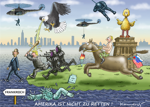 Cartoon: AMERIKA IST NICHT ZU RETTEN (medium) by marian kamensky tagged obama,trump,präsidentenwahlen,usa,baba,vanga,republikaner,inauguration,demokraten,wikileaks,faschismus,obama,trump,präsidentenwahlen,usa,baba,vanga,republikaner,inauguration,demokraten,wikileaks,faschismus