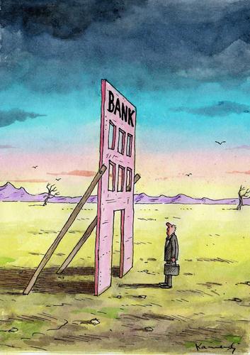 Cartoon: Bank (medium) by marian kamensky tagged humor
