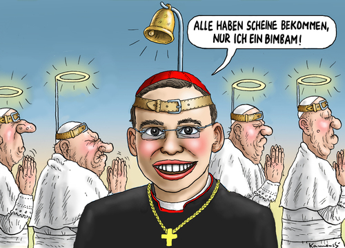 Cartoon: Bimbamgesprochene T van Elst (medium) by marian kamensky tagged johannes,paul,der,zweite,saulus,paulus,bibel,heiligsprechung,tebartzt,van,elst,johannes,paul,der,zweite,saulus,paulus,bibel,heiligsprechung,tebartzt,van,elst