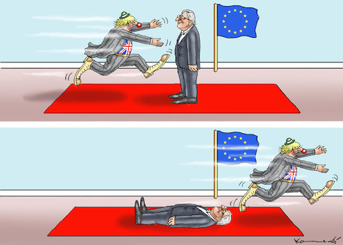 BORIS BESUCHT JUNCKER