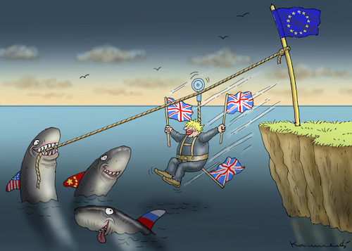 Cartoon: BORIS LIEBT FISCHE (medium) by marian kamensky tagged brexit,theresa,may,england,eu,schottland,weicher,wahlen,boris,johnson,nigel,farage,ostern,seidenstrasse,xi,jinping,referendum,trump,monsanto,bayer,glyphosat,strafzölle,corbyn,brexit,theresa,may,england,eu,schottland,weicher,wahlen,boris,johnson,nigel,farage,ostern,seidenstrasse,xi,jinping,referendum,trump,monsanto,bayer,glyphosat,strafzölle,corbyn