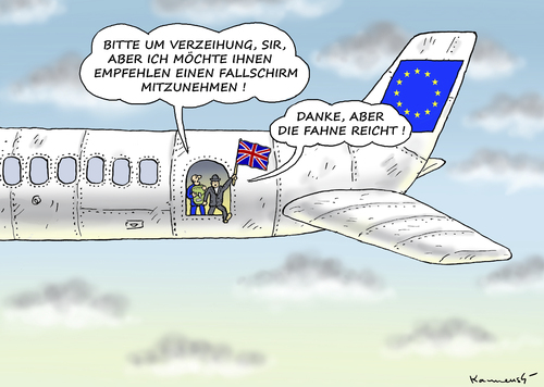 Cartoon: BREXITABSPRUNG (medium) by marian kamensky tagged cameron,brexit,eu,joe,cox,ukip,nationalismus,cameron,brexit,eu,joe,cox,ukip,nationalismus