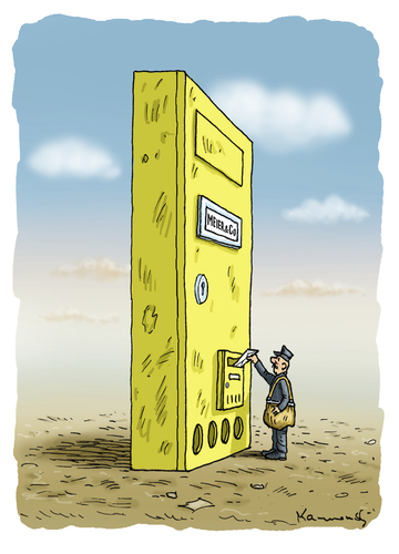 Cartoon: Briefkastenfirma (medium) by marian kamensky tagged briefkastenfirma,betrug,steuerhinterziehung