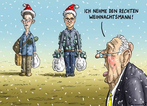 Cartoon: Chodorkovski und Genscher (medium) by marian kamensky tagged chodorkovski,oligarch,hans,dietrich,genscher,fdp,azyl,deutschland,snowden,chodorkovski,oligarch,hans,dietrich,genscher,fdp,azyl,deutschland,snowden