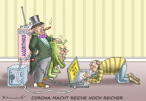 CORONA MACHT REICHE NOCH REICHER