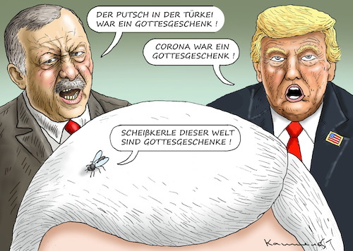 Cartoon: DAS WELTWEITE SCHEIßTUM (medium) by marian kamensky tagged coronavirus,epidemie,gesundheit,panik,stillegung,trump,pandemie,coronavirus,epidemie,gesundheit,panik,stillegung,trump,pandemie