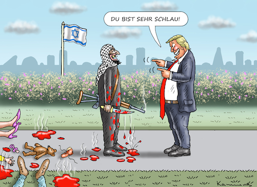 Cartoon: DER NÄCHSTE AMERIKANISCHE PRÄSID (medium) by marian kamensky tagged hamas,greift,israel,an,hamas,greift,israel,an