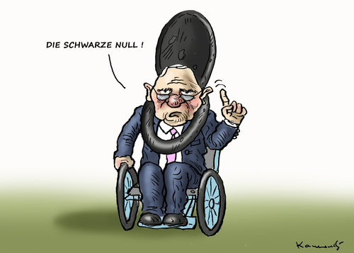 Cartoon: DIE RABENSCHWARZE NULL (medium) by marian kamensky tagged die,rabenschwarze,null,dschäuble,haushaltdefizit,die,rabenschwarze,null,dschäuble,haushaltdefizit