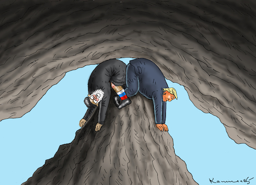 Cartoon: DOPPELT HÄLT BESSER! (medium) by marian kamensky tagged board,of,oil,peace,iran,trump,krieg,putin,hormus,kuba,board,of,oil,peace,iran,trump,krieg,putin,hormus,kuba