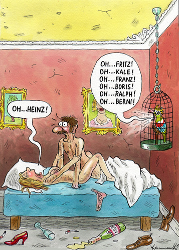 Cartoon: Du bist nie alleine (medium) by marian kamensky tagged eritik,untreue,polygamie,dating,eritik,untreue,polygamie,sex,dating