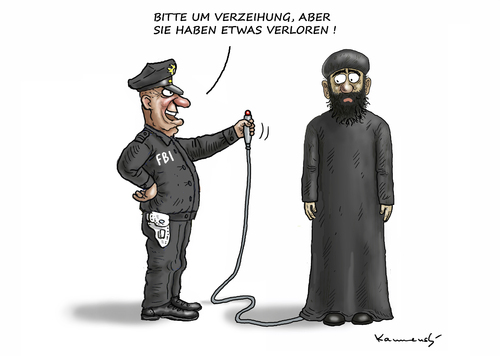 Cartoon: DUMME FBI (medium) by marian kamensky tagged san,domingo,fbi,terroranschlag,is,san,domingo,fbi,terroranschlag,is