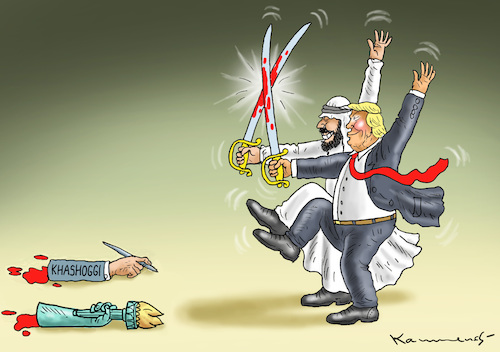 Cartoon: DUO MORTALE (medium) by marian kamensky tagged obama,trump,präsidentenwahlen,usa,baba,vanga,republikaner,inauguration,demokraten,wikileaks,faschismus,jamal,khashoggi,obama,trump,präsidentenwahlen,usa,baba,vanga,republikaner,inauguration,demokraten,wikileaks,faschismus,jamal,khashoggi