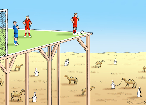 Cartoon: ECKE (medium) by marian kamensky tagged kein,bier,in,katar,fifa,world,cup,2022,infantil,inferno,infantino,kein,bier,in,katar,fifa,world,cup,2022,infantil,inferno,infantino