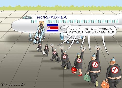 Cartoon: ENDE DER CORONA-DIKTATUR (medium) by marian kamensky tagged curevac,testzentren,corona,impfung,pandemie,booster,omikron,impfpflicht,curevac,testzentren,corona,impfung,pandemie,booster,omikron,impfpflicht